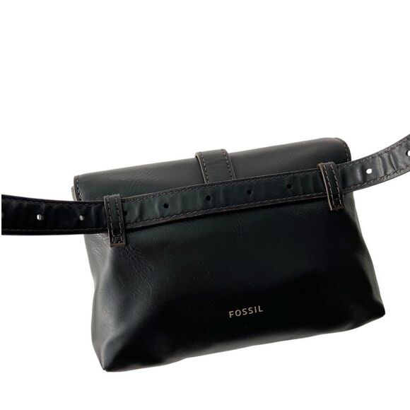 Fossil Black Leather Belt Bag - Picture 6 of 9
